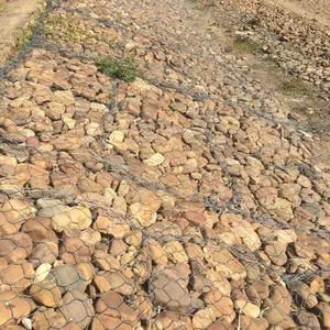 High Quality Double Twisted Hexagonal Weave Gabion Boxes Gabion Basket Price Made in China Galvanized, PVC Coated 2.0~4.0mm thumbnail-3