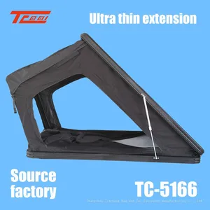 Extended Thin Roof Tent Factory Supplies Outdoor Camping Without Setting up SUV Car Mounted Aluminum Alloy Hardtop Tent thumbnail-2