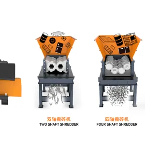 Jiangsu Machinery Waste Plastic Recycling Single Shaft Shredder thumbnail-1