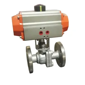 Industrial Valve ANSI 150lb DN200 CF8 CF8m 304 316 Wcb Full Port Manual Flanged Stainless Steel Floating Ball Valves thumbnail-6