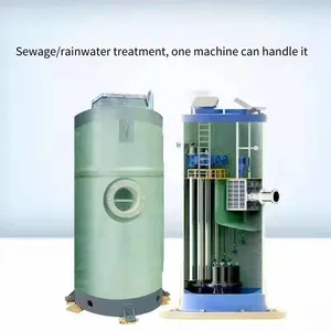 Manufacturer of Integrated Pump Stations for River Pollution Interception in Shannan / High-strength Wound Frp Pump Stations thumbnail-1