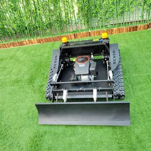 Gasoline Engine Adjustable Cutting Height 10-150Mm Travel Speed 0~6Km/H Mower Remote Control thumbnail-2