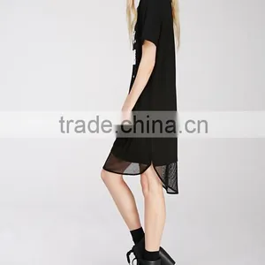 2015 China Manufacturer Customized Ladies Print Casual Dress thumbnail-5