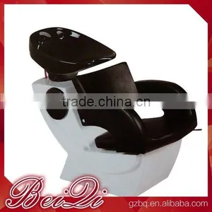 Beiqi Wholesale Price Cheap Backwash Units Black and White Shampoo Chair for Sale thumbnail-1