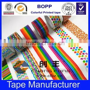 Custom Colorful Logo Printed Bopp Packing Sealing Tape thumbnail-5