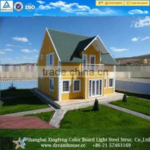 China Prefab Villa Prefabricated House Manufacturer/china Cheap Two Floors Prefabricated Villa House thumbnail-4