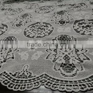 Wholesale New Lace Dress Design Polyester Lace Chemical Lace Fabric thumbnail-2