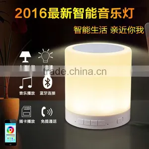 ABS TF Card Bluetooth Speaker With Blinking LED Light thumbnail-1