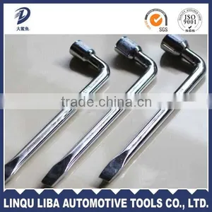 350mm Fully Polished L Shape Hand Socket Spanner/wrench thumbnail-1
