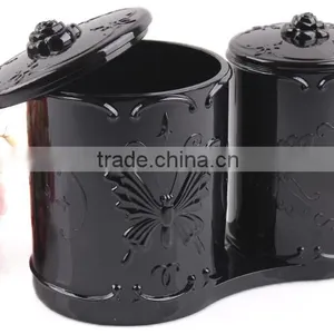 D15 ANPHY Double Cylinder Flexo Plastic Pen Holder Black thumbnail-2