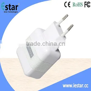 New Arrival 2.1A Dual USB EU Wall Charger thumbnail-1