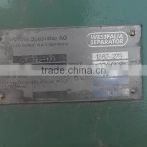 Used Second-hand Westfalia Separator CA365-000 thumbnail-4