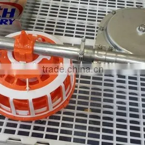 Red Plastic Pan Feeder and Chicken Drinking System (poultry Feeder and Drinker) thumbnail-1