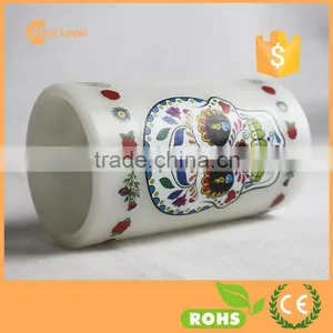 Wholesale Candle LED Color Print Candle Skull Windproof Candle LED Light thumbnail-4