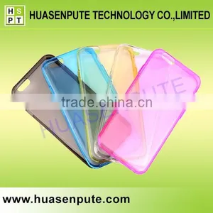 Popular Transparent Slim TPU Mobile Phone Back Cover for Iphone 6 thumbnail-2
