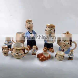 Colorful Design Ceramic Dinner Set Tableware thumbnail-3