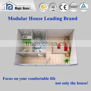 Slope Roof Prefab House,low Cost Prefab House ,beautiful and High Quality Prefab House thumbnail-2