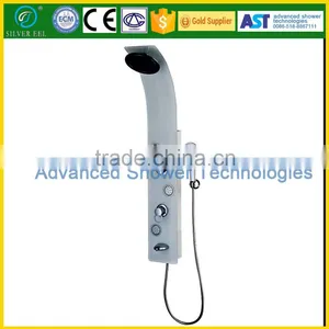 Tempered Glass Bathroom Column Shower Wall Set With Massage Jet thumbnail-1