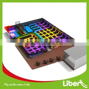 2014 TOP 1 Trampoline Supplier Big Indoor Trampoline thumbnail-1