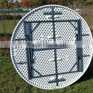 Graceful Round Plastic Folding Dining Table Outdoor thumbnail-4