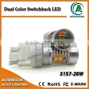 28W 3157w Switchback Turn Signal Led Bulb thumbnail-1