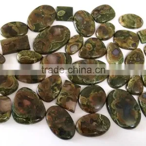 Natural Rhyolite Stone Natural Semi Precious Stones Wholesale Loose Cabochon Gemstones Authentic Gemstones thumbnail-1
