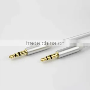 3.5mm Aux Cable Jack to Jack Gold Plated Universal Audio Cable Male to Male for Car for IPhone Beats' Headphone thumbnail-4