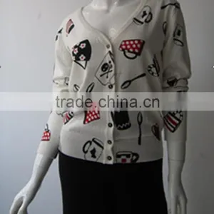 Ladies' Hot Sell Knitted Sweaters thumbnail-1