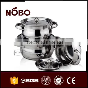 China Manufacturer Stainless Steel Pot Set 3 Pieces thumbnail-5