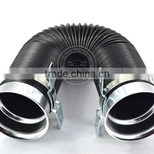 Flexible Heat Resistant Hose, Flexible Exhaust Pipe With Flange thumbnail-1