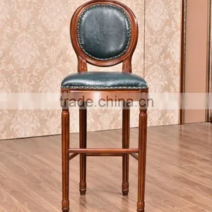 Best Selling Bar Stool High Chair Modern Bar Chair in Wood thumbnail-1