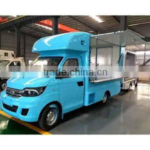 Cheap Sale Green Mobile Fast Food Truck Made in 2015, China thumbnail-1