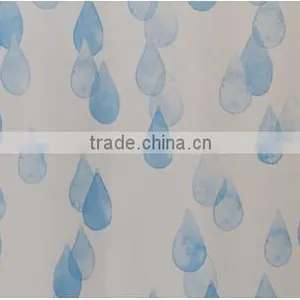 New Design Soft PEVA Shower Curtain Waterproof Bath Curtain thumbnail-3