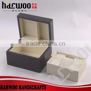 2016 New Design Hot Popular Wooden Watch Box,wooden Watch Box With Small Strap,single Pine Wood Watch Box Quality Choice thumbnail-4