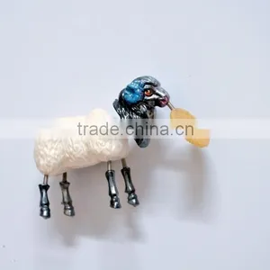 4 Inch Small Sheep Eat Dollor Plastic Fridge Magnets Maker thumbnail-2