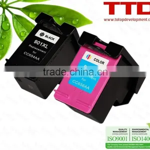 TTD Remanufactured 901 901XL Ink Cartridge CC656AN CC654AN for HP Officejet J4580 J4640 J4680 thumbnail-1