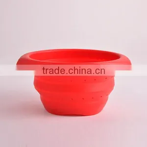 Collapsible Silicone Colander thumbnail-1
