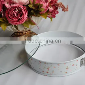 Dia.26*H7cm Carbon Steel Ceramic Round Springform Cake Pans 2pcs Bakeware Set thumbnail-1