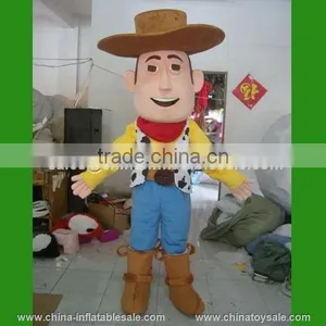 Commercial Cow Boy Mascot Costume / Cartoon Mascot Costume / Funny Mascot Costumes for Festival thumbnail-1