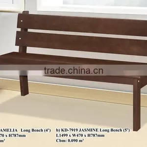 Wooden Long Bench Chair 5' thumbnail-1