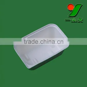 Customized White Bagasse Pulp Packaging Boxes / Biodegradable Fiber Molded Black Box Packaging thumbnail-4