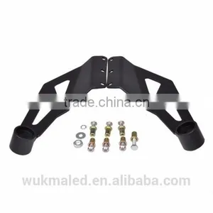 Pair Dodge RAM 1500 2500 3500 50" Straight LED Work Light Bar Roof Mount Brackets thumbnail-3