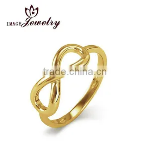 Popular Style Infinity Gilded Ring-925 Sterling Silver thumbnail-1