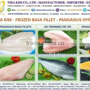 PANGASIUS HYPOPTHALMUS - BASA FILLLET - TIDA KIM - BLACK TIGER SHRIMP LIVE FROZEN LOBSTER P - MAKEREL FISH MAW -TAPILA FROZEN thumbnail-1