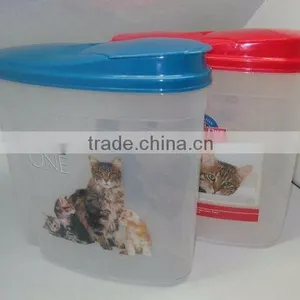 H508B 2KG 5liter Plastic pp Pet Food Container thumbnail-3