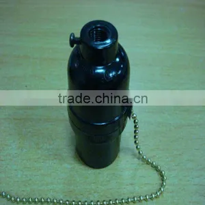 E26 Pull Chain Switch Lampholder (screw Shell for Wires) thumbnail-1