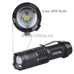 Promotional 300LM LED Light 3W Small Pocket Torch Light thumbnail-2