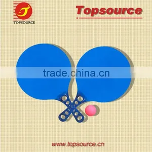 Hot Sale Mini Cheap Portable Wooden School Kids Tennis Game Cartoon Beach Racket Set With Ball for Promotion thumbnail-1