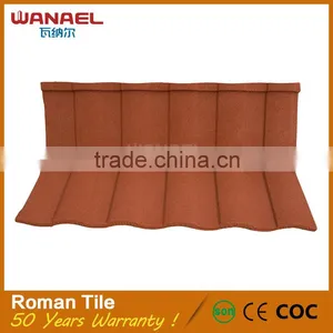 Roman Flat Roof Tile Lightweight One-stop Service Roofing Material thumbnail-1