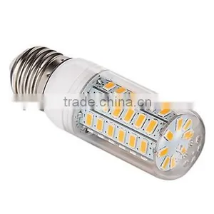 E27 12W 56x5730SMD 1200LM 3000-3500K Warm White Light LED Corn Bulb (220-240V) thumbnail-1